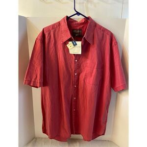 Eddie Bauer casual button down pigment dyed large new